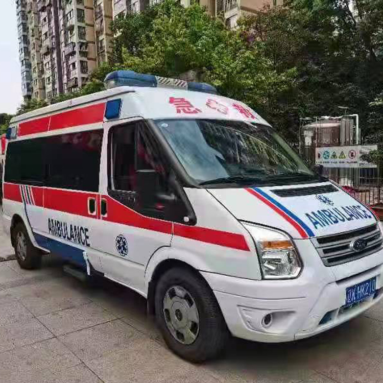 新荣长途救护车护送病人返乡